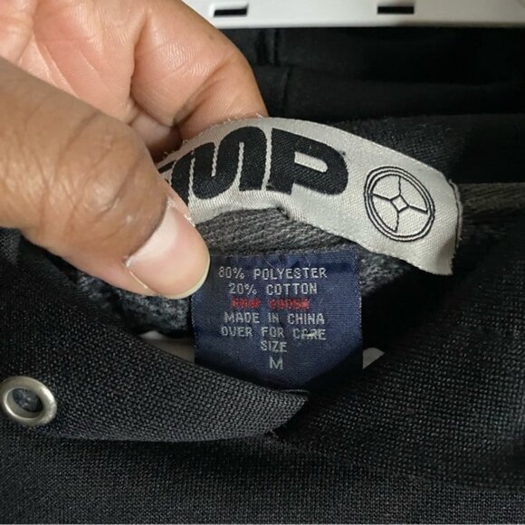 SMP Men's Black Graphic Relaxed Fit Sweatshirt Hoodie - Picture 7 of 10